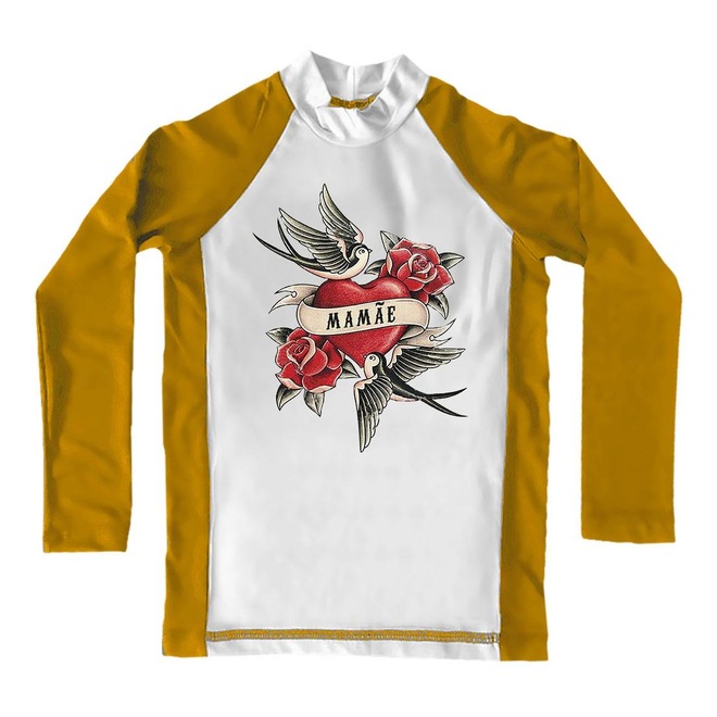 Camiseta Manga Longa de Lycra Comfy Mamãe - Infantil - Foto 1