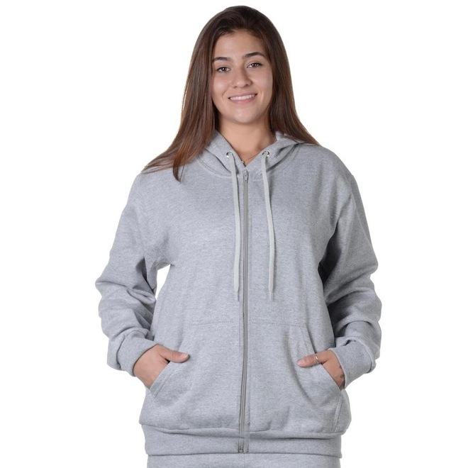 Blusão Moletom Suffix Flanelado - Feminina - Foto 1