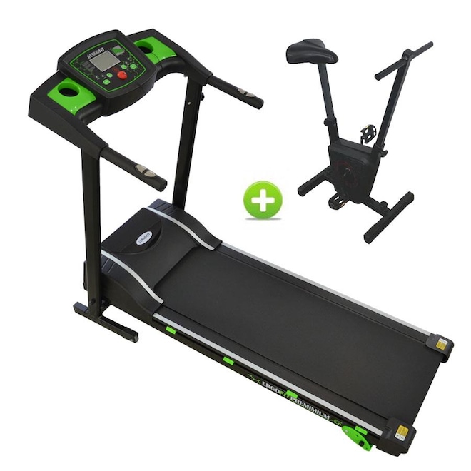 Esteira Ergométrica Ergolife Semi Profissional PREMIUM 5.0 - Bivolt + Bike Residencial - Foto 1