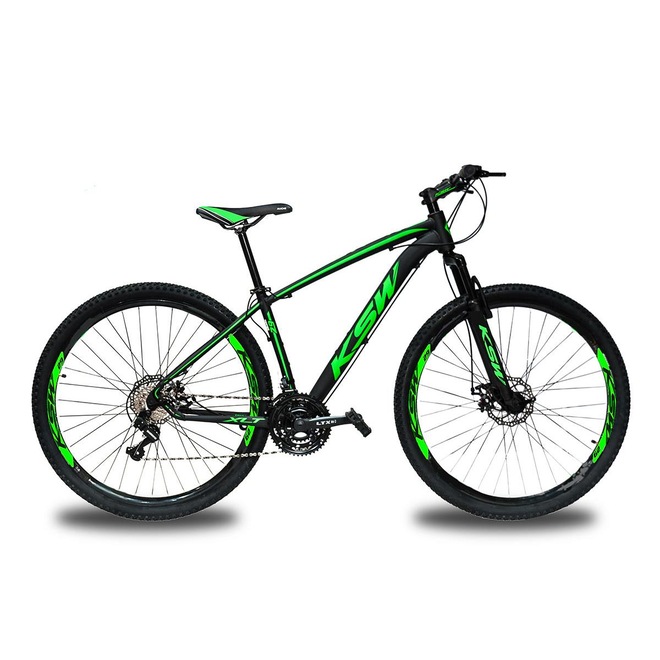 Mountain Bike KSW XLT 2019 Alumínio - Aro 29 - Câmbio Shimano - Freio a Disco - 24 Marchas - Foto 1