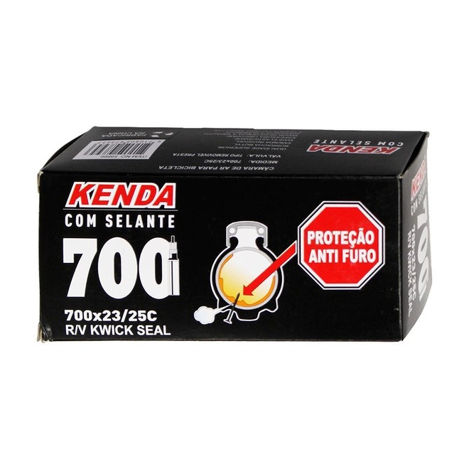 Câmara de Ar Kenda com Selante 700x23/25 - Foto 1