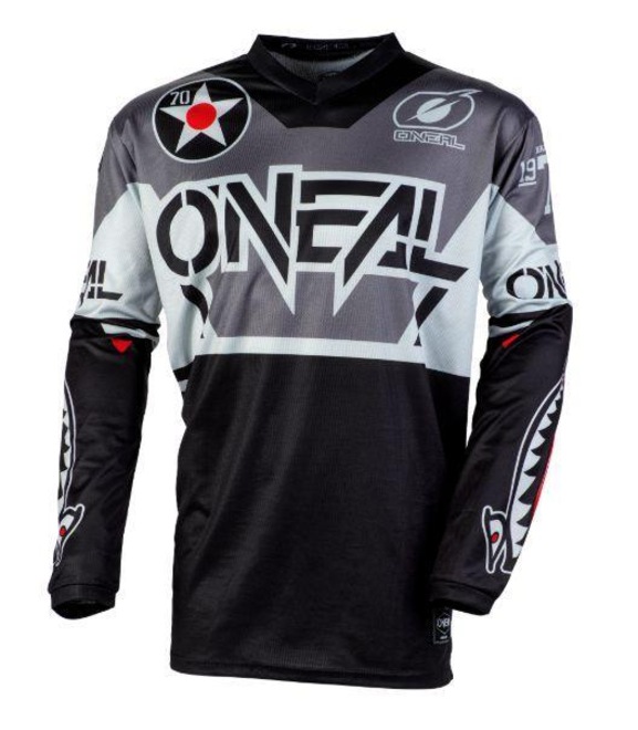 Camiseta Manga Longa Oneal Element Warhawk - Masculina - Foto 1