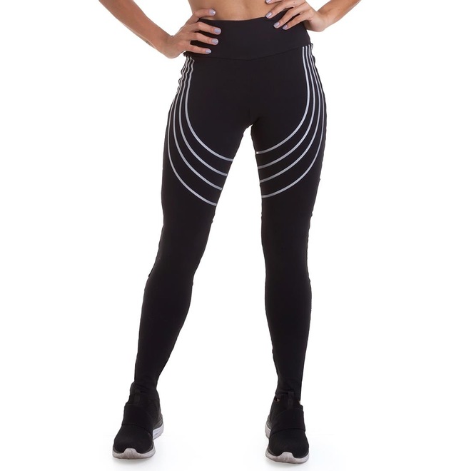 Calça Legging Authen Morpho Fortalecimento - Feminina - Foto 1