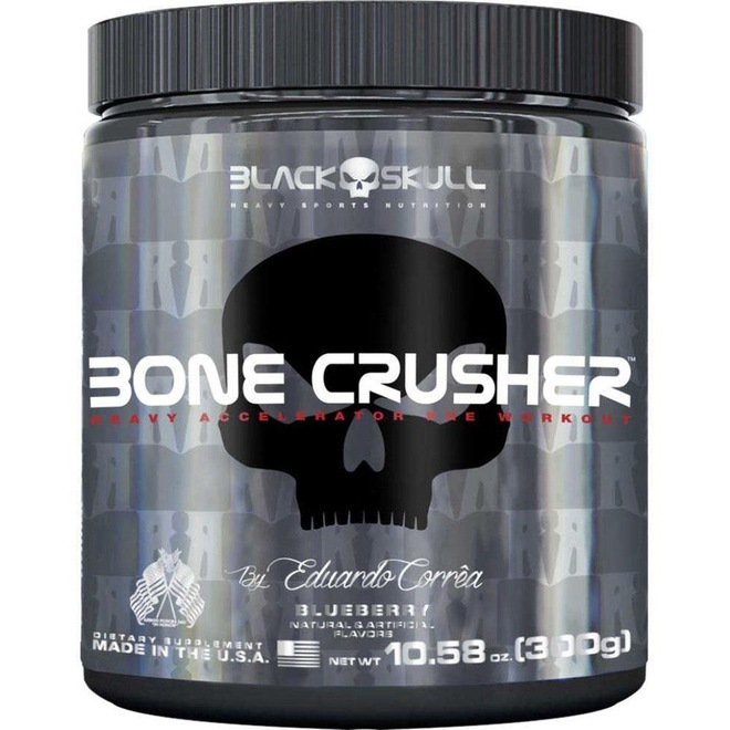 Bone Crusher Black Skull - Blueberry - 300g - Foto 1