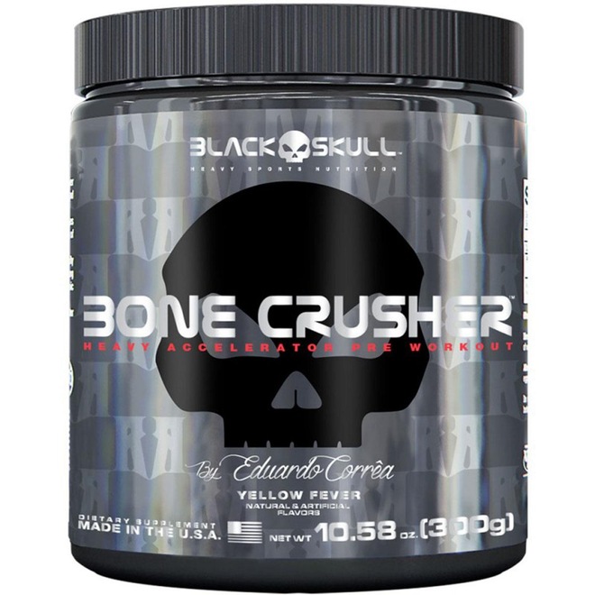 Bone Crusher Black Skull - Yellow Fever - 300g - Foto 1