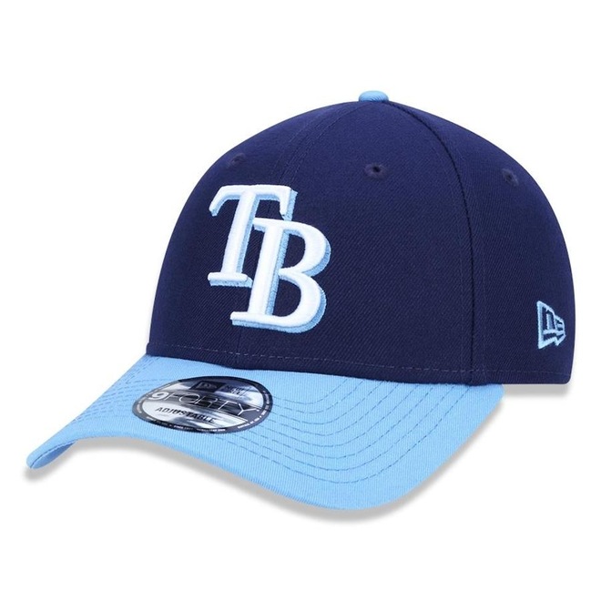Boné Aba Curva New Era 940 MLB Tampa Bay Devil Rays 42553 - Snapback - Adulto - Foto 1