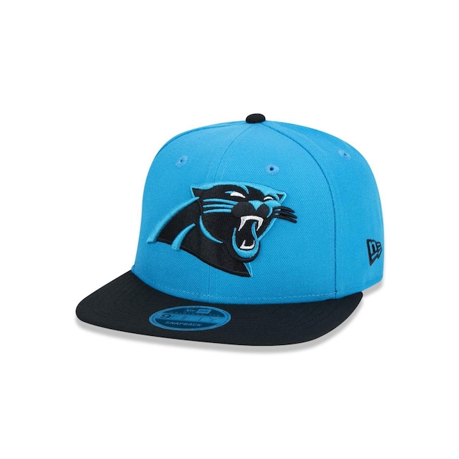 Boné Aba Reta New Era 9Fifty Original Fit NFL Carolina Panthers - Snapback - Adulto - Foto 1