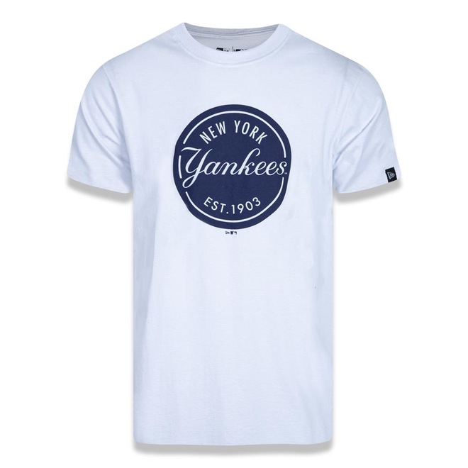 Camiseta New Era MLB New York Yankees Essentials Est 1903 - Masculina - Foto 1