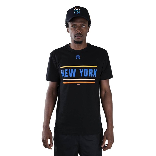 Camiseta New Era MLB New York Yankees Color Stripe City - Masculina - Foto 1
