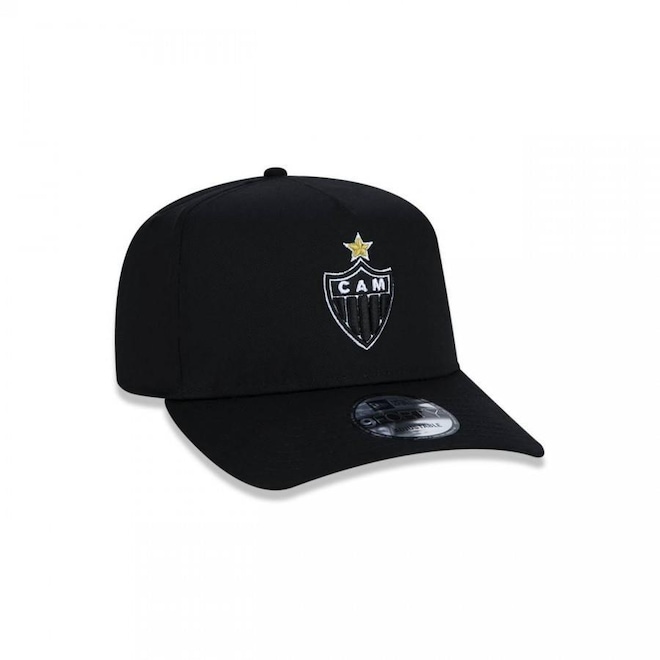 Boné Aba Curva New Era 9Forty A-Frame Atlético Mineiro Futebol - Snapback - Adulto - Foto 1