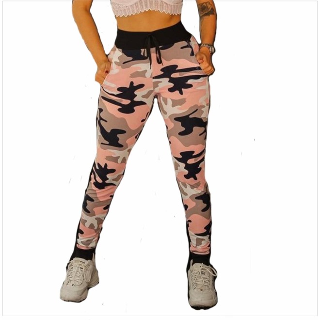 Calça Legging Já Malhei Camuflada - Feminina - Foto 1
