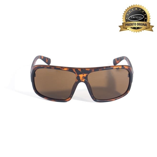 Óculos de Sol Triton Eyewear Máscara Tartaruga - Feminino - Foto 1