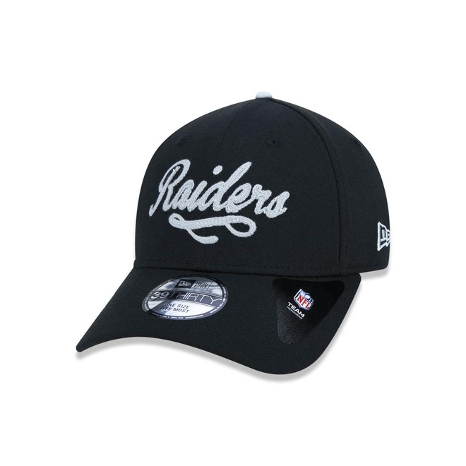 Boné Aba Curva New Era 39Thirty NFL Oakland Raiders - Adulto - Foto 1