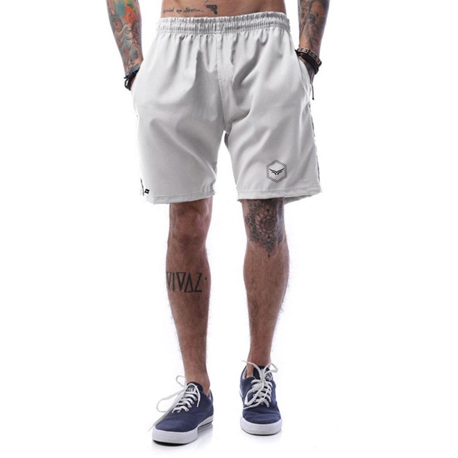 Bermuda de Tactel Cellos Hexagonal Premium - Masculina - Foto 1