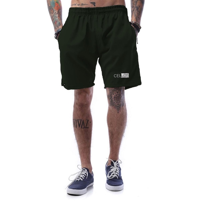 Bermuda de Tactel Cellos Half Box Premium - Masculina - Foto 1