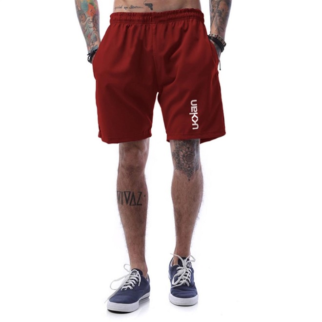 Bermuda Ukkan em Tactel Vertical Line - Masculina - Foto 1