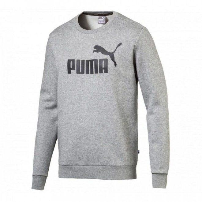 Blusa de Moletom Puma Crew Big Log - Masculina - Foto 1