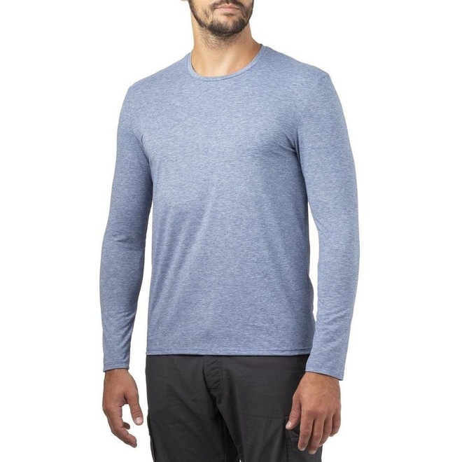 Camiseta Manga Longa Solo Ozone com Proteção Solar - Masculina - Foto 1