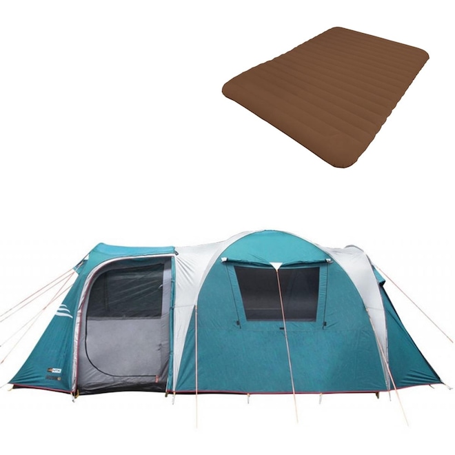 Barraca de Camping Nautika Arizona GT - 9/10 Pessoas + Colchão Casal Inflável Fit Ecologic - Foto 1