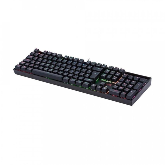 Teclado Gamer Mecânico Redragon Mitra K551RGB-1 RGB Switch Brown com Fio - Foto 1