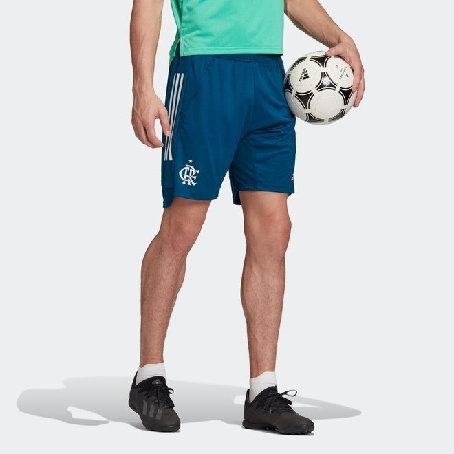 Bermuda do CR Flamengo TR SHO adidas - Masculina - Foto 1