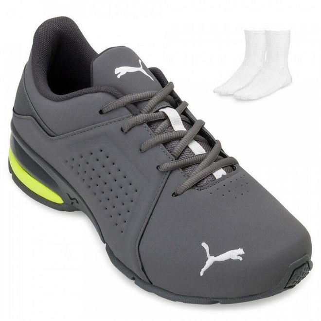 Tênis Puma Viz Runner BDP - Masculino + Meias - Foto 1