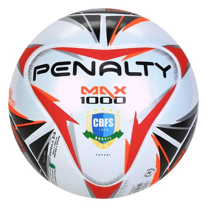Bola de Futsal Penalty Max 1000 X CBFS - Foto 1