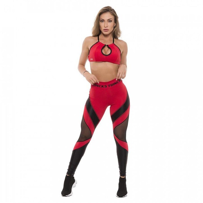 Legging Trincks Bicolor - Feminino - Foto 1