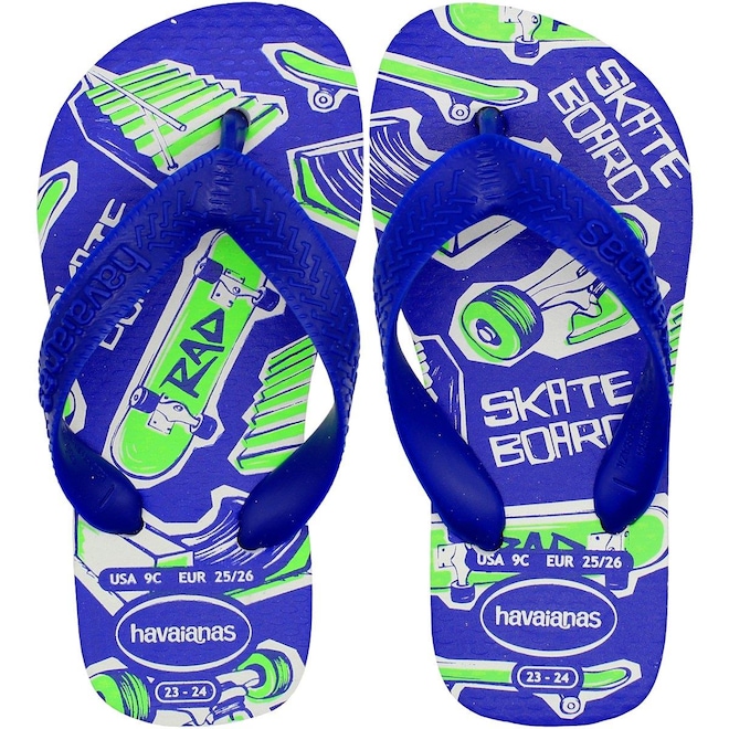 Chinelo Havaianas Kids Athletic - Infantil - Foto 1