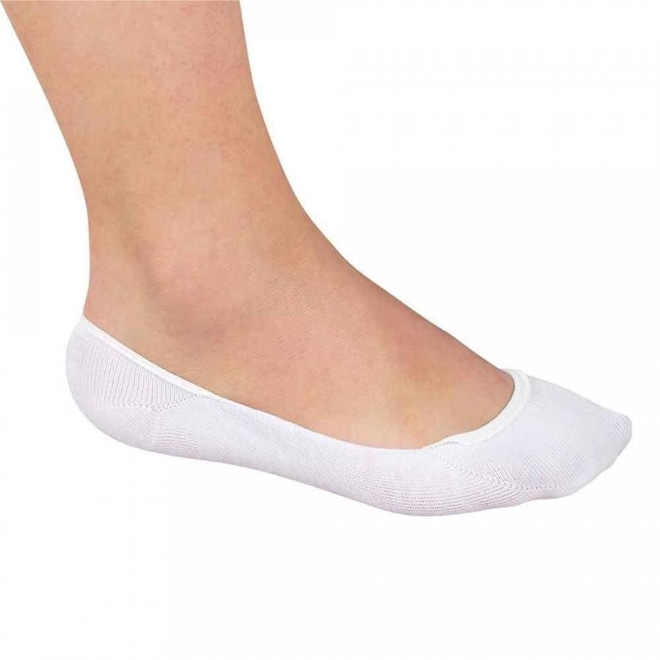 Meia Lupo Sapatilha Invisível sem Costura - Unissex - Foto 1