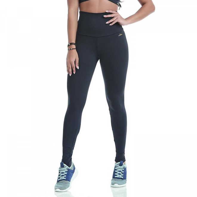 Calça Legging Caju Brasil NZ Cós Alto Básica - Adulto - Foto 1