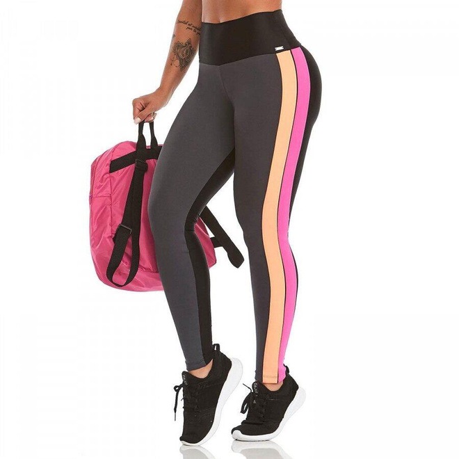 Calça Legging Caju Brasil Emana Dominant - Adulto - Foto 1