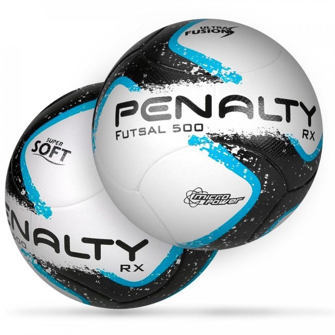 Kit Penalty: 2 Bolas de Futsal RX 500 R1 Fusion VIII - Foto 1