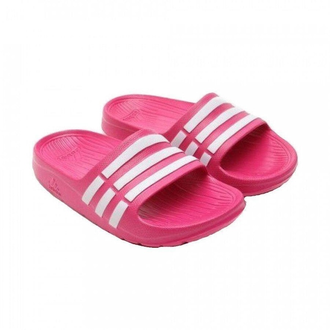 Chinelo adidas Duramo Slide - Infantil - Foto 1