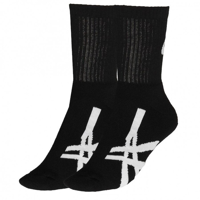 Meias Cano Longo Asics Basic Single - Adulto - Foto 1