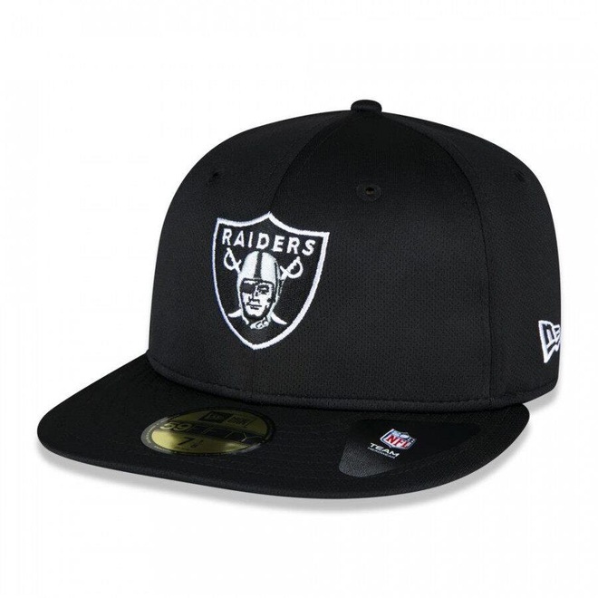 Boné Aba Reta New Era 59Fifty NFL Oakland Raiders Reborn Heritage Team - Fechado - Adulto - Foto 1