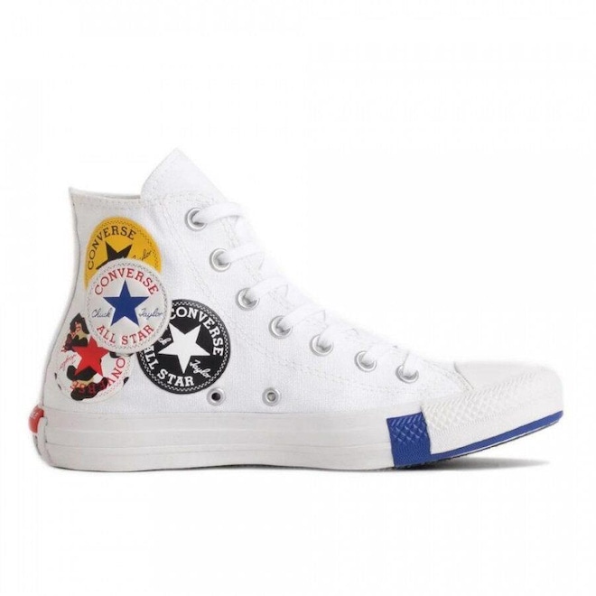 Tênis Converse All Star Chuck Taylo Hi Logo Play - Adulto - Foto 1