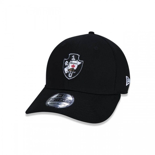 Boné Aba Curva New Era 39Thirty Vasco da Gama Futebol Basic - Fechado - Adulto - Foto 1
