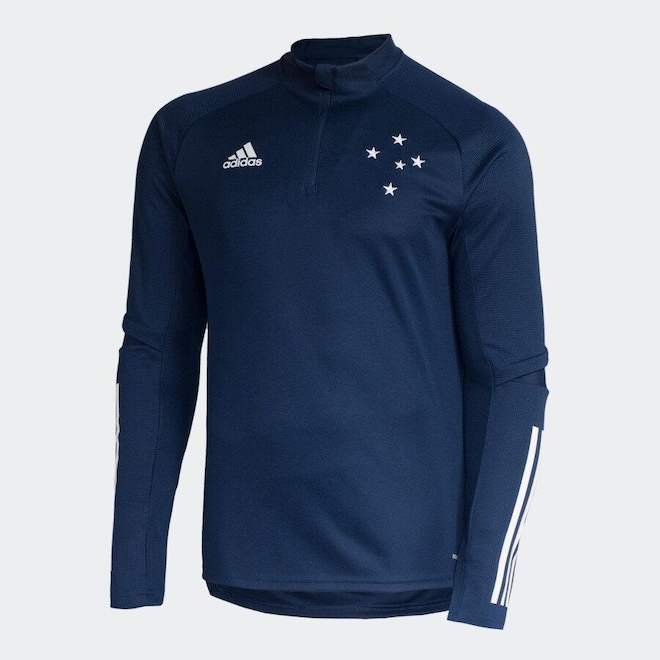 Blusão do Cruzeiro adidas Treino Coach - Masculino - Foto 1