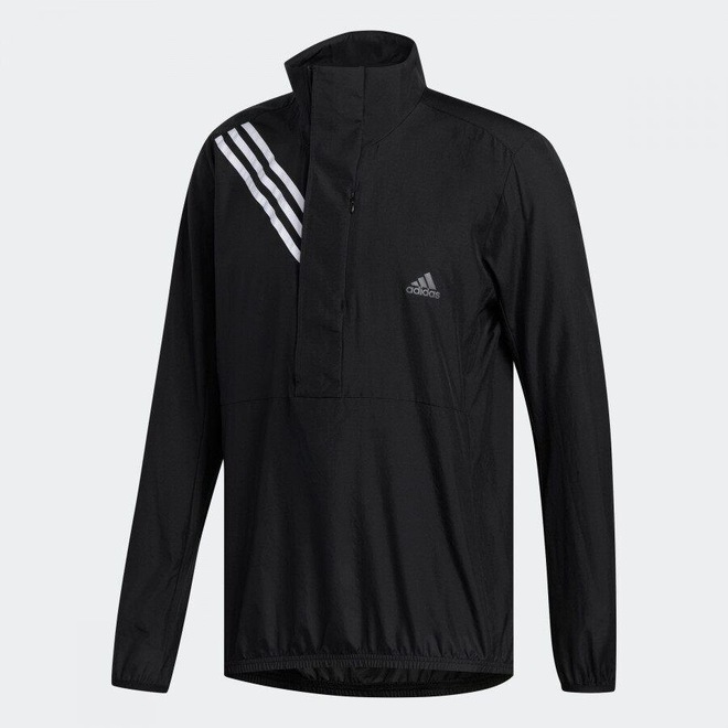 Jaqueta adidas Anoraque Run It 3-Stripes - Masculina - Foto 1