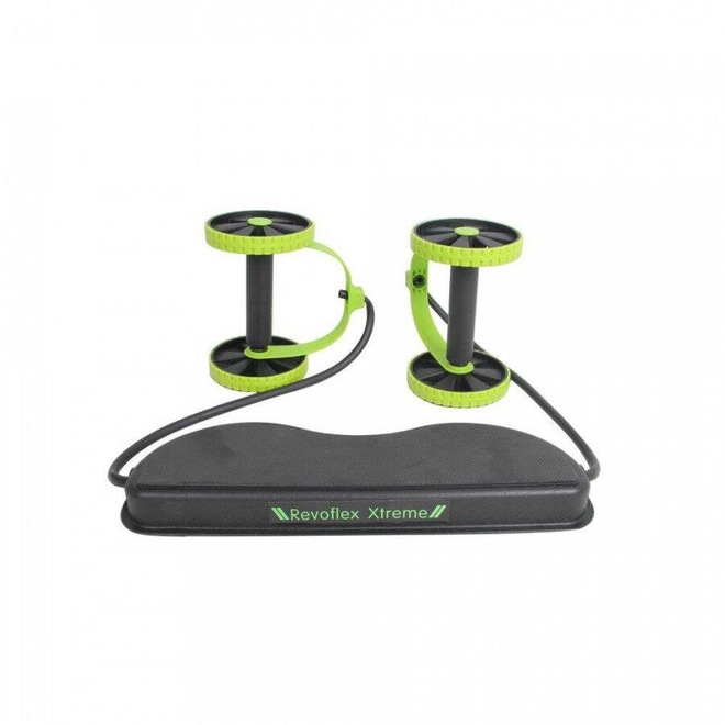 Roda Abdominal WCT Fitness Dupla com Elásticos - Adulto - Foto 1