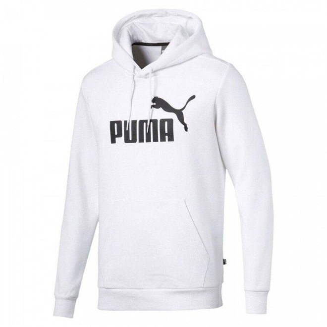 Blusão de Moletom com Capuz Puma Ess Hoody FL Big Logo - Masculino - Foto 1