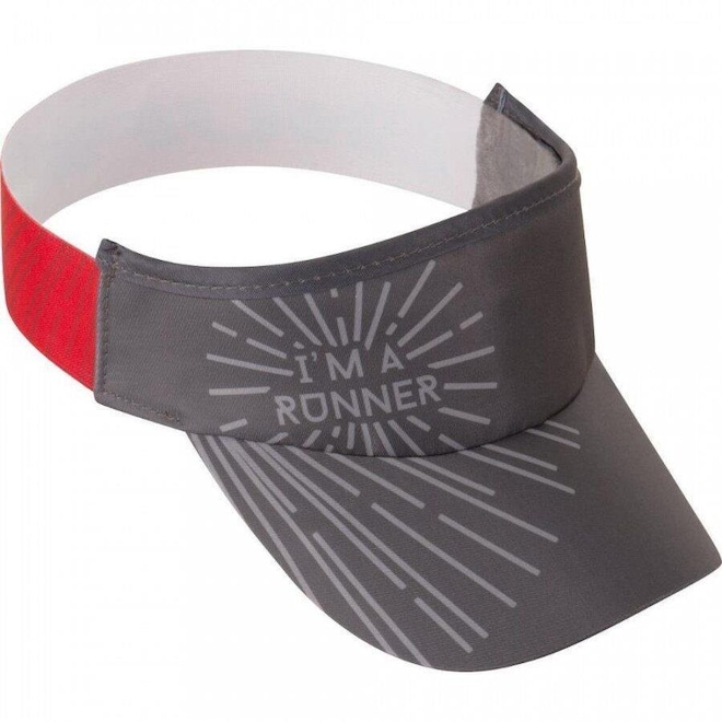 Viseira Aba Curva Hupi I''''m a Runner - Feminina - Foto 1