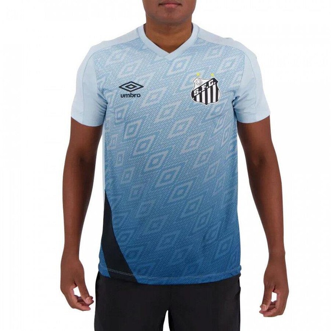 Camisa de Treino do Santos 2020 Umbro - Masculina - Foto 1