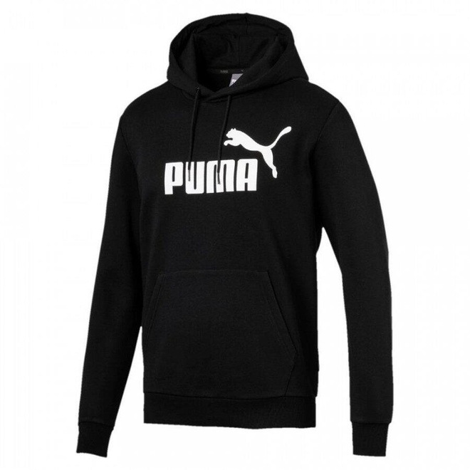 Blusão de Moletom com Capuz Puma Ess Hoody FL Big Logo - Masculino - Foto 1