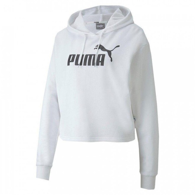 Blusão com Capuz Puma Ess Logo Cropped Hoody - Feminino - Foto 1