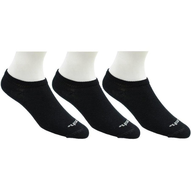 Meia Cano Curto Mash Invisível - 3 Pares - Feminina - Foto 1