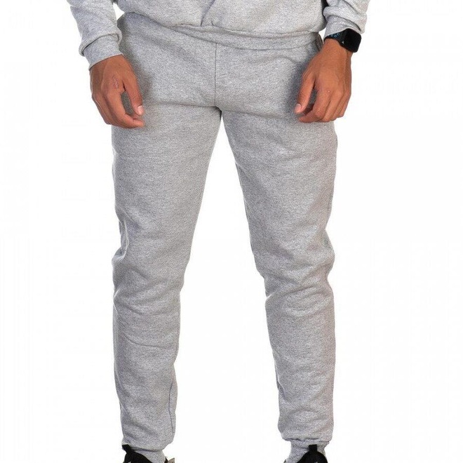 Calça de Moletom Pandinus Imperador Jogger Slim Elástico Lisa - Masculina - Foto 1