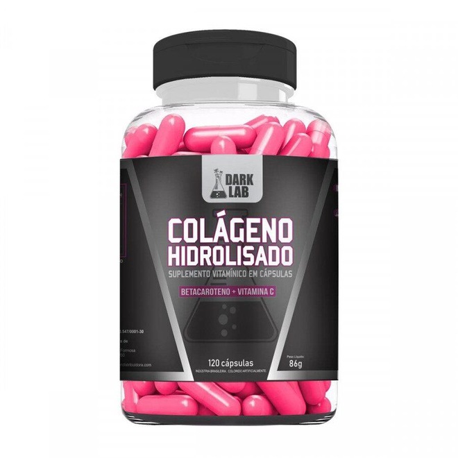 Colageno Hidrolisado Dark Lab - 120 Cáps - Foto 1
