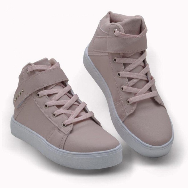 Tênis Cano Alto Sbelta Sneaker Conforto - Feminino - Foto 1